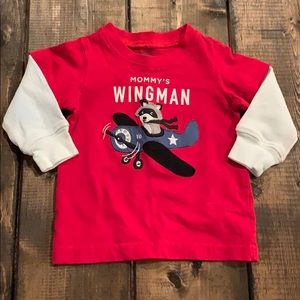 Carter’s “Mommy’s Wingman” long sleeve tee